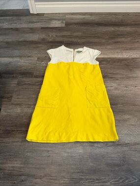 kate spade Yellow and White Pocket Shift Dress